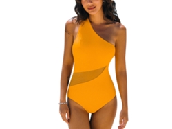 Traje de baño Monopapo amarillo, talla M, playa de verano
