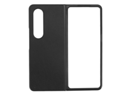 Capa De Couro Para Celular Com Tela Dobrável Proteção Total Anti-risco Anti-poeira Para Galaxy Z Fold 4 Preto