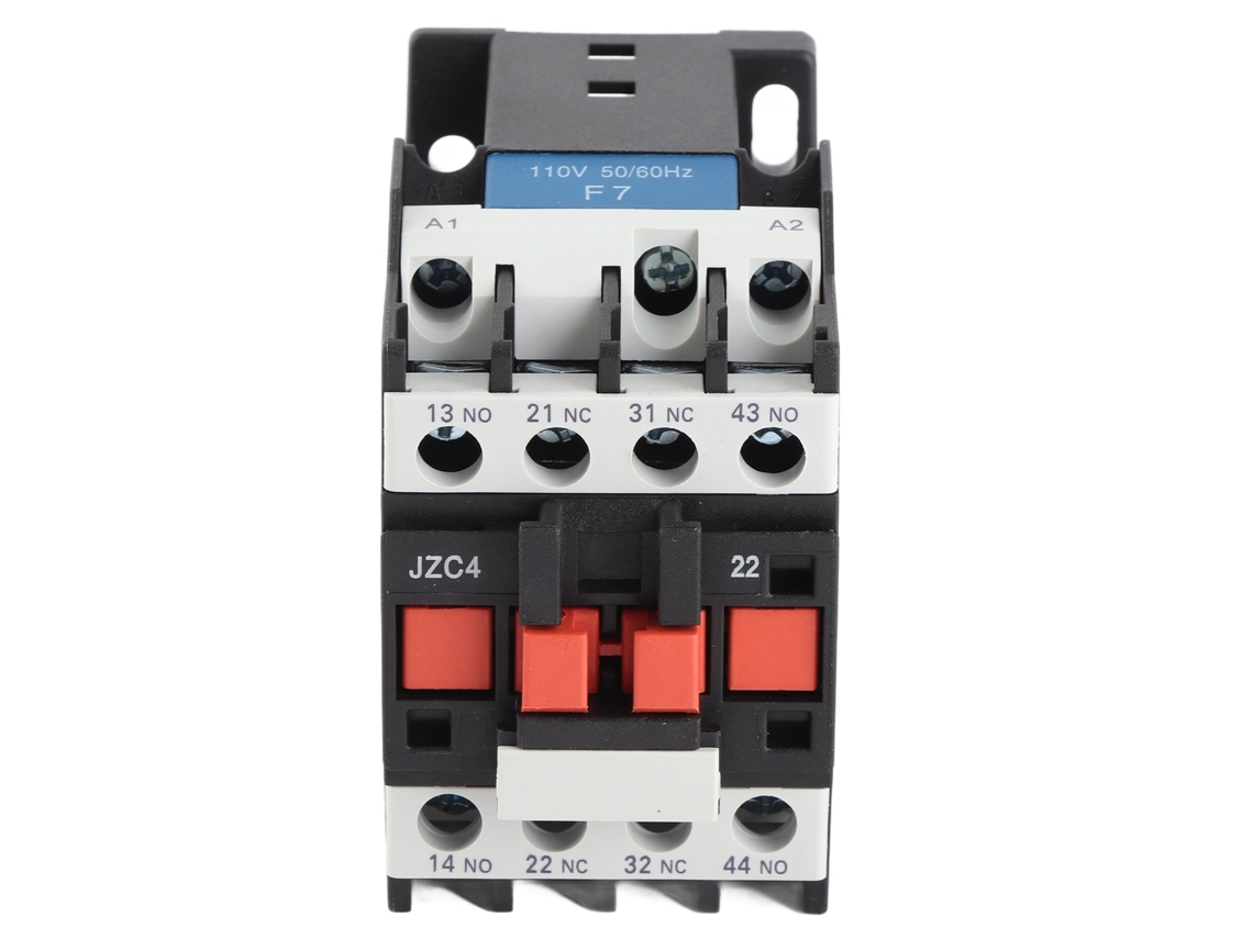 Contactor De Ca De 2 Polos, Trifásico, 2na, 2nc, Relé Intermedio Para Distribución De Energía, Contactor De Control De 110 V Ca.