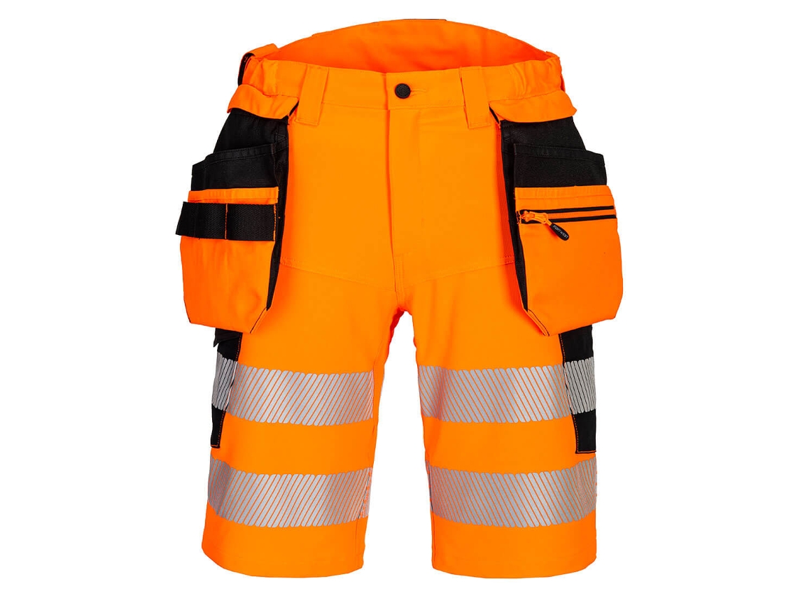 Bermudas Dx4 Holster De Alta Visibilidad - Durabilidad Y Comodidad Amarillo Negro / 33