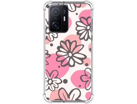 Carcasa Xiaomi 11T 5G TUMUNDOSMARTPHONE Dibujos Antigolpes Flores 09 Multicolor