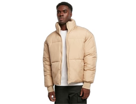 Abrigo para Hombre URBAN CLASSICS (M - Poliéster - Beige)