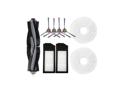 Aspirador de pó filtro escova lateral principal pano esfregão para ecovacs x1