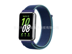 Correa de nailon trenzado, compatible con Galaxy Watch Fit3 y Samsung Watch. Azul marino intenso Yunzii