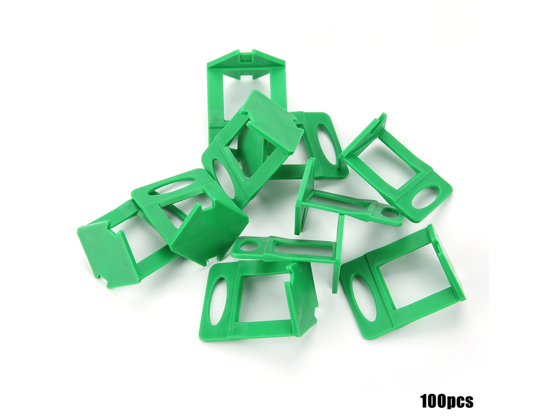Juego De 100 Clips Niveladores Para Azulejos, Herramienta Para Revestimientos De Suelos Y Paredes.