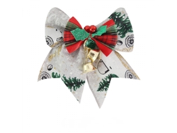 Juego de 8 Laos navideños con cascabeles, mini Laos para árbol de Navidad, adornos colgantes, Laos navideños con cascabeles estilo J Hengjian