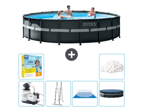 Piscina Tubular INTEX 26330GN-CB47 (26423 L - 549x132cm)