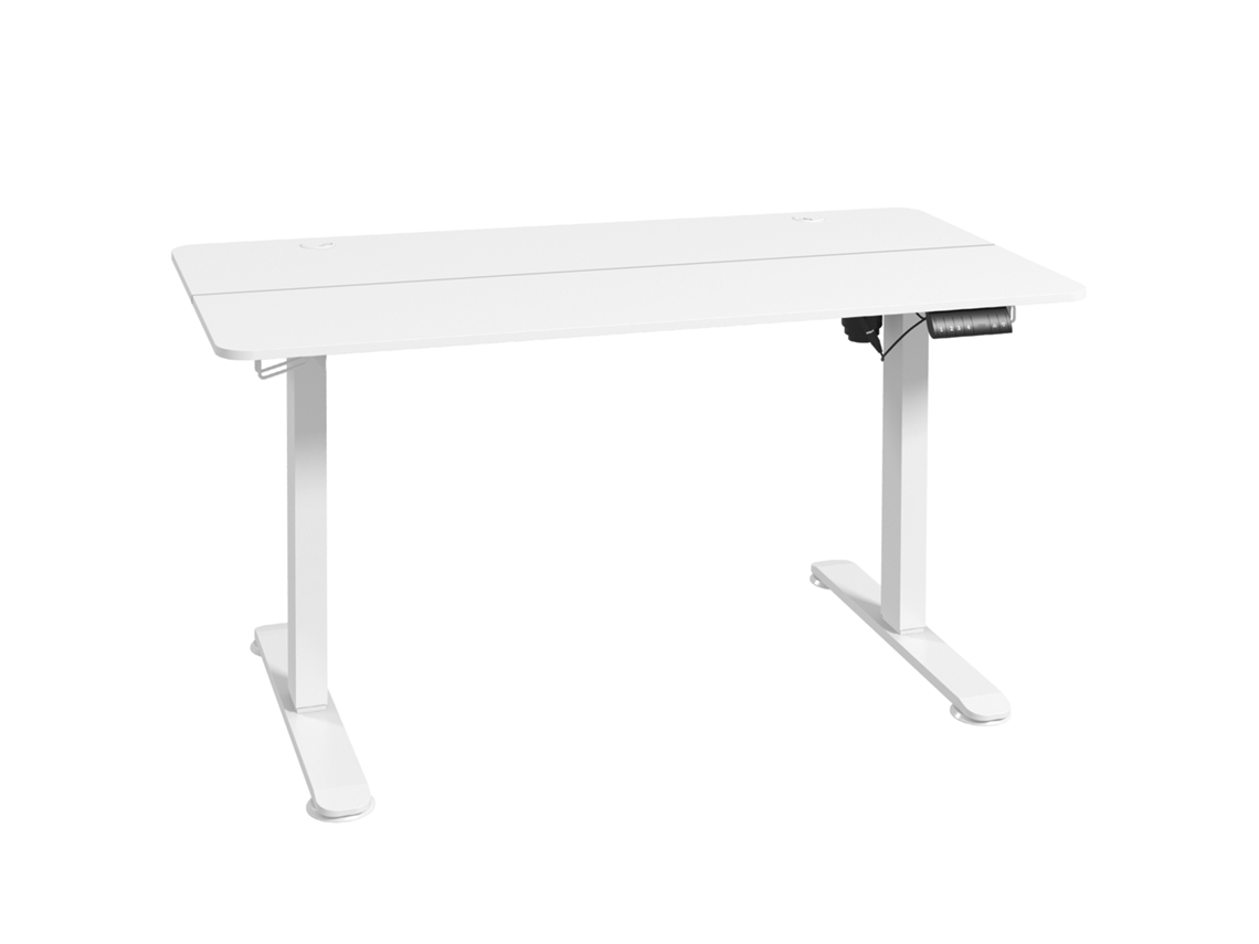 Mesa Eléctrica Computadora Sit-stand 140x70 Cm Anti-colisión Blanca