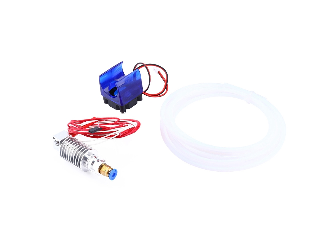 Extruder J-head Hotend Bowden Para Filamento 0.4mm/1.75mm Com Cooler E Tubo Ptfe Impressora 3d