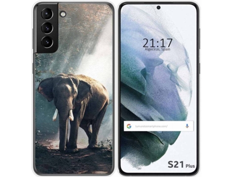 Carcasa Samsung Galaxy S21+ Plus 5G TUMUNDOSMARTPHONE Elefante Multicolor