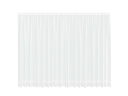 Maison Exclusive - Cortina De Encaje Con Cortinas Floral 245 X 500 Cm Poliéster
