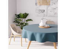 Toalla de Mesa SOLEIL DOCRE Redonda Manchas Alix Poliéster Azul (180 cm)
