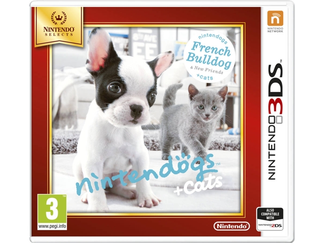 Juego Nintendo 3DS Nintendogs + Cats: French Bulldog Edition