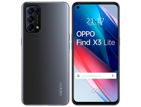 Carcasa Oppo Find X3 Lite TUMUNDOSMARTPHONE Silicona Transparente