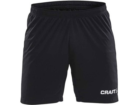 Pantalones para Hombre CRAFT Progress Contrast Wb Negro para Fútbol (XS)