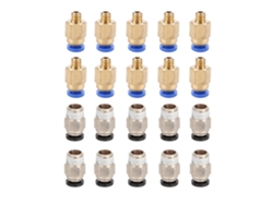 20 Piezas Conector Neumático Recto Pc4 M10 Hembra Rápido Pc4 M6 Empalme Neumático