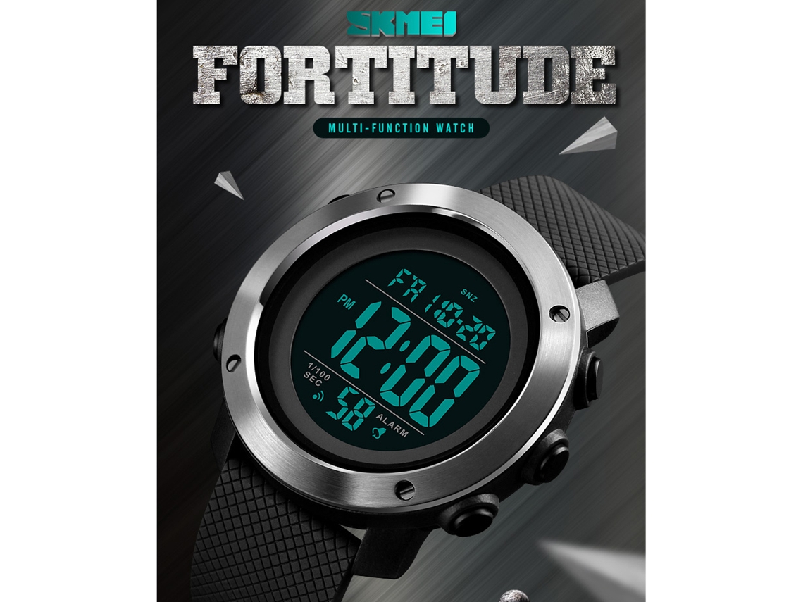 Reloj Digital Skmei 1426 Para Hombre, Resistente Al Agua Hasta 5 Atm, Cronómetro, Luz El, Deportivo.