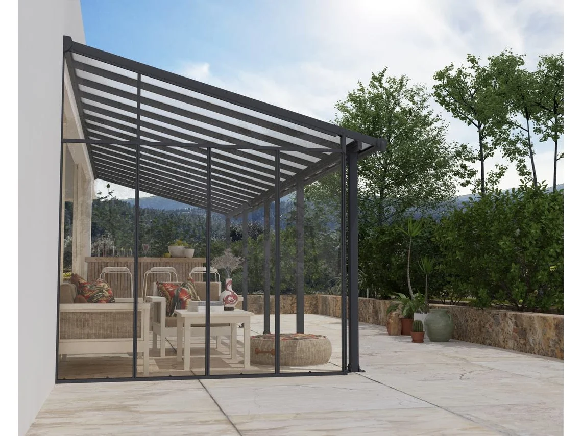 CANOPIA pared lateral 3m Gris