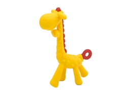 Mordedor Infantil Yuysan Em Silicone Alimentar Em Forma De Girafa Amarelo(a)