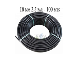 Tuberia Polietileno Agricola 18 Mm 2,5 Bar 100M Negro SUINGA