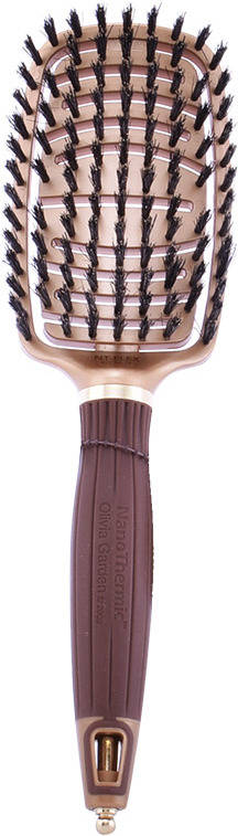 Cepillo para el Cabello OLIVIA GARDEN Nt Flex Ceramic + Ion Nano Thermic Flex Boar