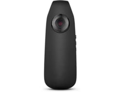 Minicámara espía portátil Bestvite 1080P con clip, ideal para ciclismo, seguridad del hogar y actividades al aire libre (negra)
