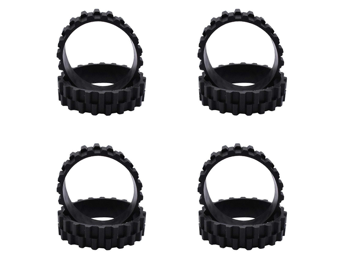 8pcs Wheel Tires For Xiaomi Mijia 1c/2c/3c S5 Series/t6/t7 Robot Vacuum Cleaner Wheels Anti-slip Replacement Parts
