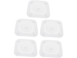 Juego de 5 piezas para bloquear desagües de fregadero con ventosas, accesorio para cocina y baño, protege contra obstrucciones y Gokoco