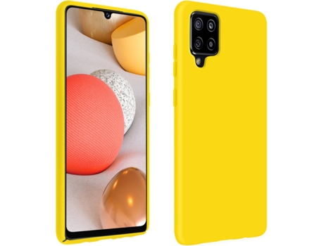 Carcasa Samsung Galaxy A42 5G AVIZAR Semirrígida Mate Amarillo