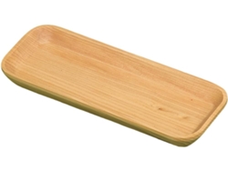 Bandeja Rectangular Natural Para Servir Sushi, Plato De Postre Y Platos Pequeños.
