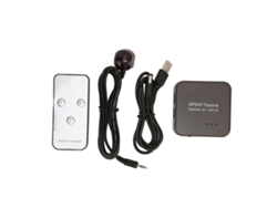 Conmutador De Audio Óptico Digital Con 3 Entradas Y 1 Salida Spdif Con Mando A Distancia.