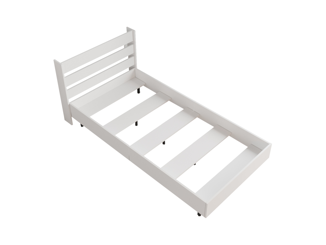 Somier Vesanto [EN.CASA] Metal Blanco (205.5x108.5x86cm)