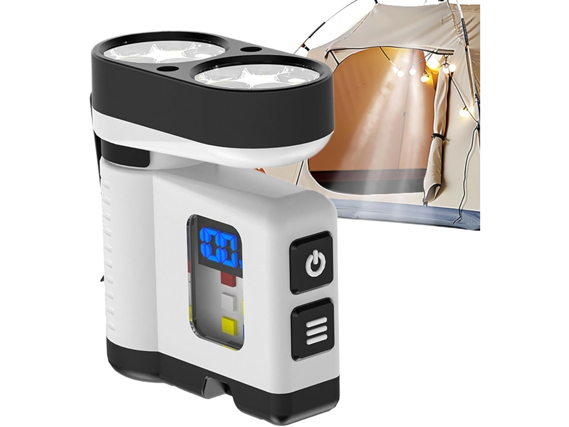 Linterna De Trabajo Led Impermeable Linterna De Trabajo Magnética Recargable Para Uso En Exteriores, Viajes