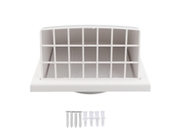 Cubierta Cuadrada De Pvc De 100 Mm Para Ventilador De Extracción Exterior De Pared, Para Ventilación De Cocina Y Baño.