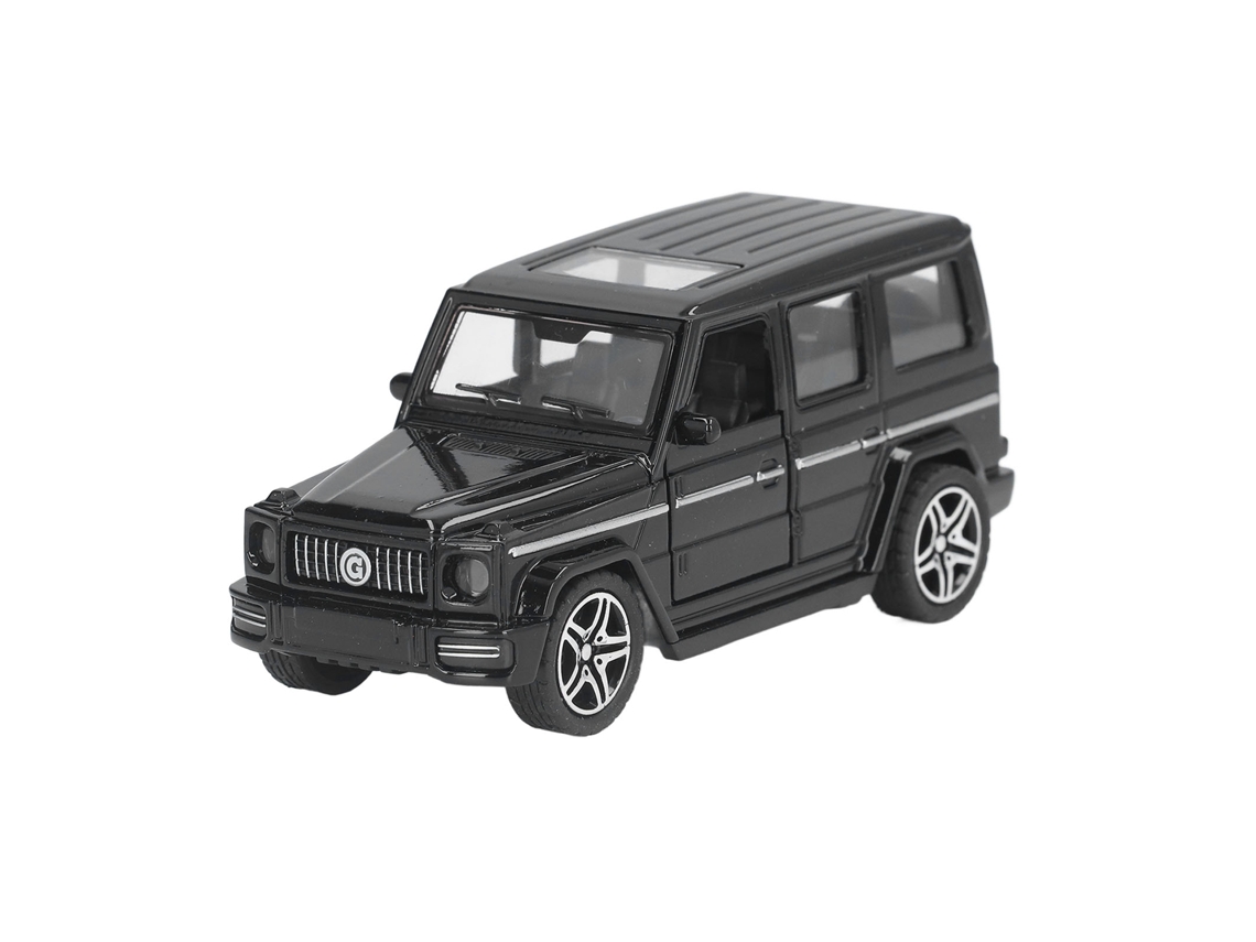 Modelo De Coche De Aleación Con Puertas Abiertas, Juguete Realista Para Niños De 3+ Años, Regalo (negro)