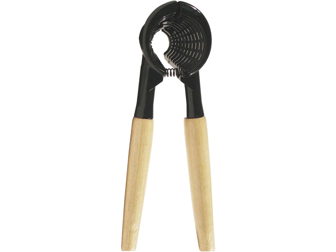 Cascanueces de alta resistencia, herramienta con resorte y cuerpo de metal para abrirlo fácilmente, alicates para carpintería, apto para restaurantes y uso doméstico.