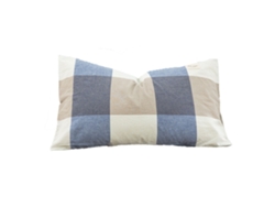 Funda De Almohada De Algodón Teñido-30X50Cm Paquete Individual-Funda De Almohada De Sobre Azul Café Claro Funda De Almohada De Algodón Teñido-30X50Cm JEIIBRZUI