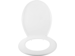 Tapa de inodoro Vayotoy U18 de plástico con efecto mármol, decorativa, compatible con inodoros estándar.