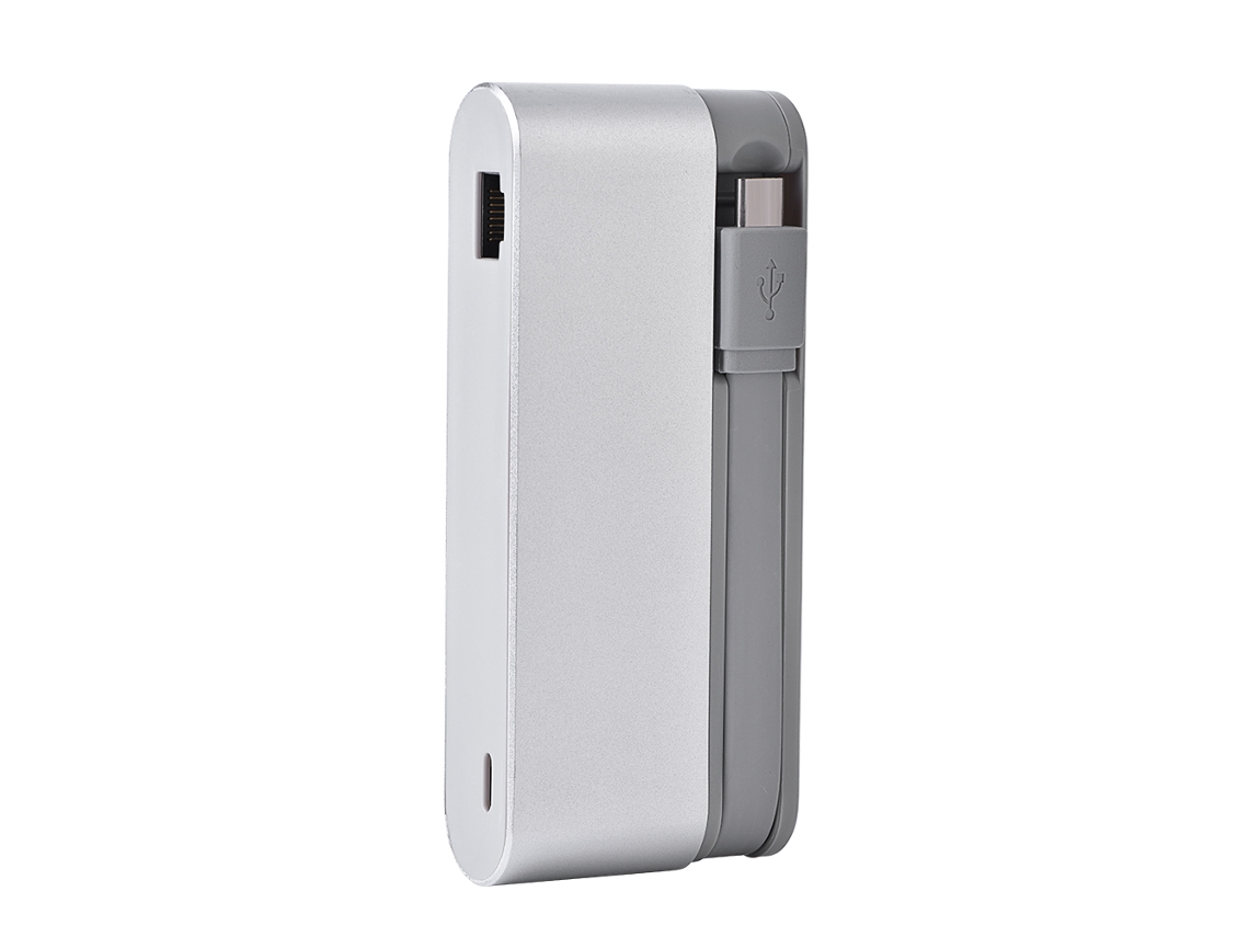 Hub Usb (interface Type-c, Porta Ethernet Gigabit)