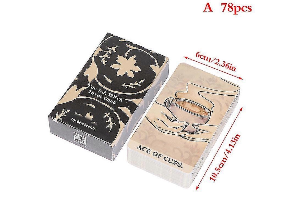 Cartas del Tarot de la Bruja Baraja del Tarot Adivinación Juego de Mesa Oráculo Antiguo Raro