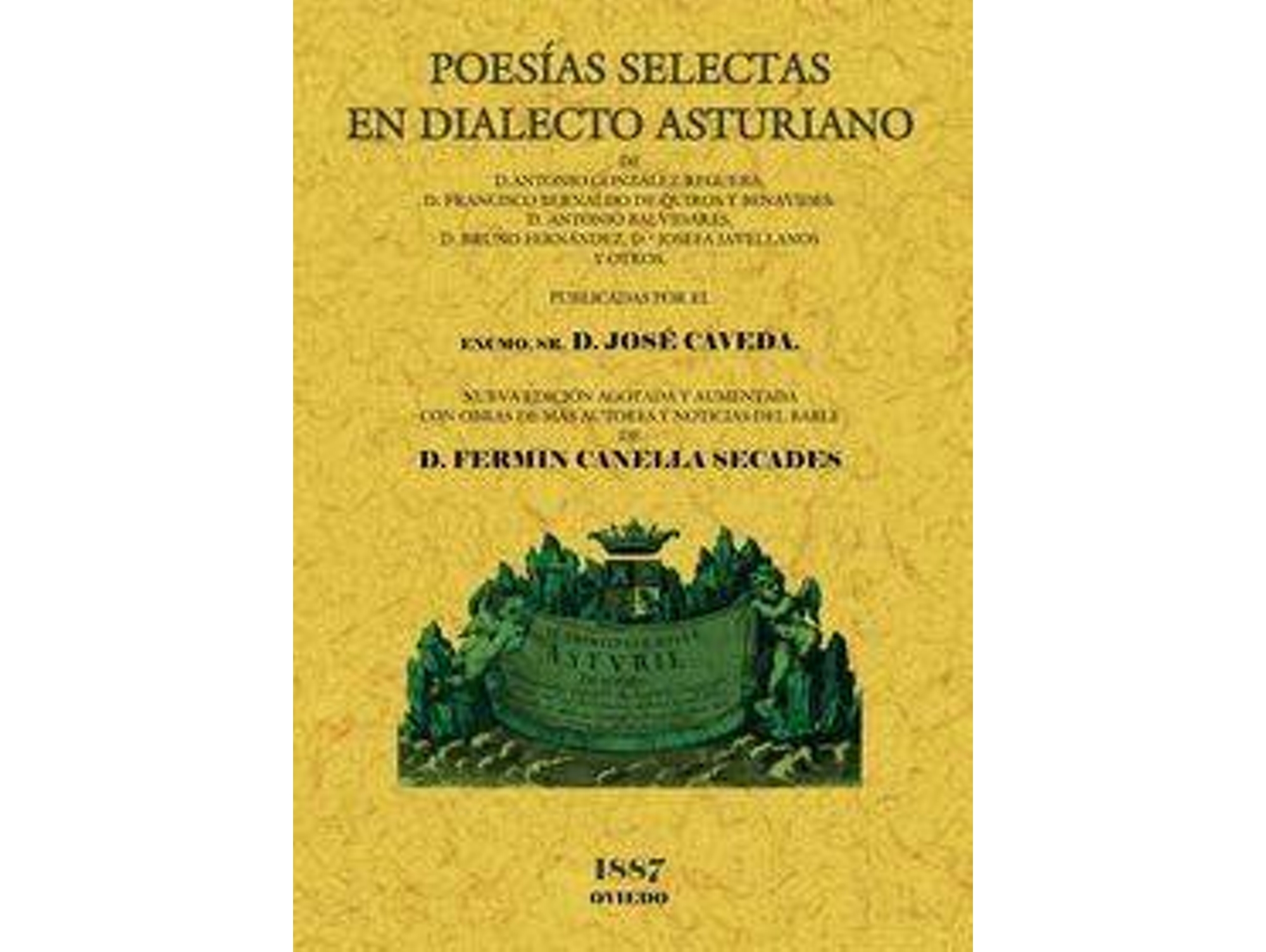 Libro Poesías Selectas En Dialecto Asturiano de Francisco Bernardo de Quirós (Español)