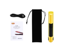 Plancha Y Rizador De Pelo Inalámbrico Recargable Mini Herramienta De Estilismo Belleza Amarillo