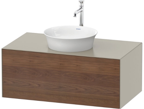 DURAVIT Tulip blanco, mueble de pared, ancho 1000 x fondo 550mm, con 1x extraíble, con tecnología tip-on, WT49760