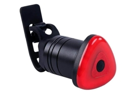 Luz Trasera Bicicleta Inteligente Freio Ipx8 Mtb/carretera Negra Yizhood