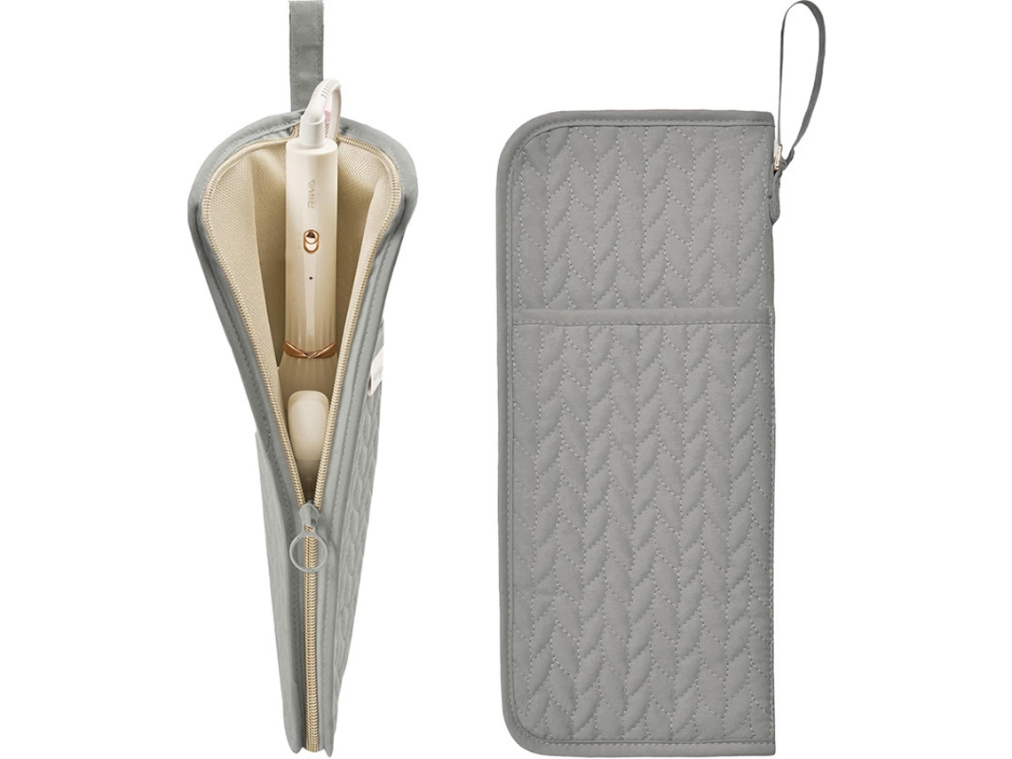 Bolsa Para Rizador Chrui 2-en-1 Con Alfombrilla Térmica Y Gancho (gris)