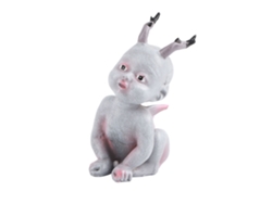 Ats-figura De Resina De Muñeca Bebé Fantasma Asustadora Para Halloween Decoración De Casa Embrujada