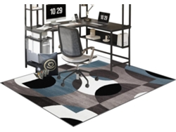 Alfombrilla protectora para sillas gaming/de oficina, 80 x 120 cm, moqueta, suelo de madera, Xunzheng