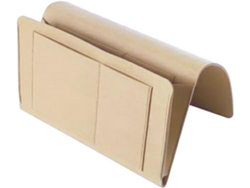 Bolsa Colgante Fieltro Beige Mesita Noche Organizador Multifuncional Múltiples Bolsillos Ligero Fácil