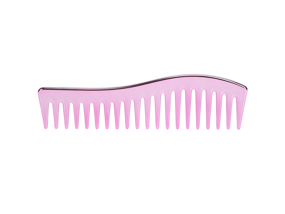 Peine Desenredante De Dientes Anchos Sin Mango Peine De Salón Para Hombre Mujer Morado Rosa