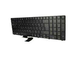 Teclado Qwertz Vhbw compatible con portátil Acer Aspire 8940g negro, con teclado numérico Everley891